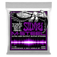 Ernie Ball Power Slinky M-Steel Electric Guitar Strings 11-48 Gauge