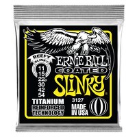 Ernie Ball Beefy Slinky Coated Titanium RPS Electric Guitar Strings, 11-54 Gauge