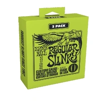 Ernie Ball Regular Slinky Nickel Wound Electric Guitar Strings 3 SETS 10 -46