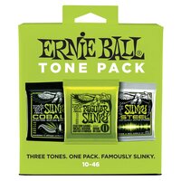 Ernie Ball Regular Slinky Electric Tone Guitar Strings Pack, 3 Pack, 10-46 Gauge
