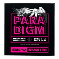 Ernie Ball Super Slinky Paradigm Electric Guitar Strings - 9-42 Gauge, 3 Pack