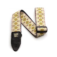 Ernie Ball Quality Durable Leather Ends Barcelona Jacquard Guitar Strap