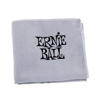 Ernie Ball Microfiber Grey Polish Cloth With Stitched Edging 12 x 12