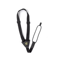 Ernie Ball 1in Wide Black Polypropylene Webbing Ukulele Guitar Strap