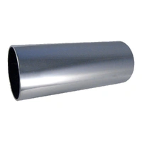 Ernie Ball Buffed Machine Turned Edges Chrome Plated Brass Ring Guitar Slide 