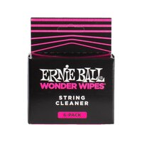 Ernie Ball Wonder Wipes String Moist Cleaner Towelettes - 6-Piece