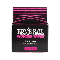 Ernie Ball Wonder Wipes String Moist Cleaner Towelettes - 6-Piece