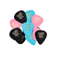 Ernie Ball Ultra-Thin Assorted Color Cellulose Guitar Picks - 12-Piece
