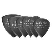Ernie Ball Non-Slip Grip 1.5mm Multipack Prodigy Picks 6 Pack - Black