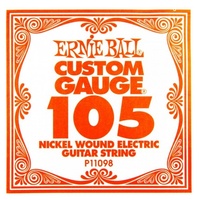 Ernie Ball Nickel Wound Single Electric Guitar String .105 Gauge 