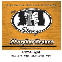 SIT P1254 Light Phosphor Bronze Acoustic Guitar Strings 12 - 54
