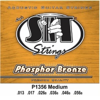 SIT  P1356 Medium Phosphor Bronze Acoustic Guitar Strings 13 - 56 