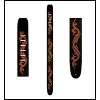 Perri's P20SS-279 2-Inch Leather Guitar Strap with High Resolution Screen Print 