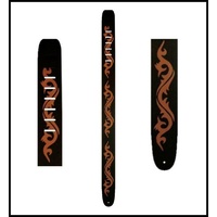 Perri's P20SS-279 2-Inch Leather Guitar Strap with High Resolution Screen Print