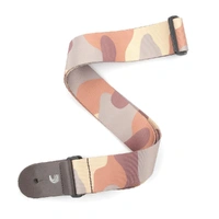 D'Addario Polyester Guitar Strap, Camo, Brown
