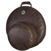 Sabian P24VBWN Pro Faux Leather 24in Vintage Brown Cymbal Bag w/ Wheels/Handles
