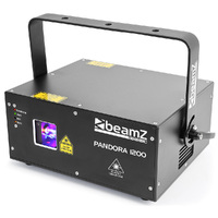 Beamz PRO Pandora1200 RGB Analogue Laser Projector 1000mW