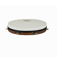 Meinl Percussion PAV10AB-M-TF 10-Inch Rubber Wood Pandeiro / Vented Brass Jingle