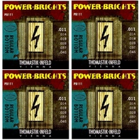 Thomastik-Infeld PB111 Power Bright  Electric Guitar Strings 11-46 - 4 Sets