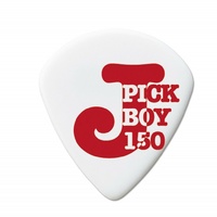 Pickboy J-Pick Super XH Cellulose 1.50mm White  Guitar Picks - 10 Pack