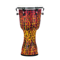 Pearl PBJV-12-697 Seamless Synthetic Shell Djembe Top Tuned - Tribal Fire 12in
