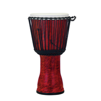Pearl  Synthetic Shell Djembe Rope Tuned - Molten Scarlet 12in