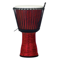 Pearl PBJVR-14-699 Synthetic Shell Djembe Rope Tuned - Molten Scarlet 14in