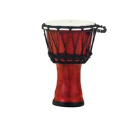 Pearl PBJVR-7-699 Synthetic Shell Djembe Rope Tuned - Molten Scarlet 7in