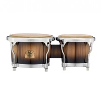 Pearl PBW-300DX-504 Elite Series Thai Oakwood Bongos 7in + 9in Mocha