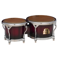 Pearl PBW-300DX-506 Elite Series Thai Oakwood Bongos 7in + 9in Merlot Burst