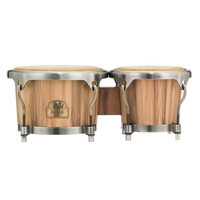 Pearl PBW-300DX-5 Elite Series Thai Oakwood Bongos 7in + 9in Caramel Brown