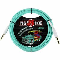 Pig Hog PCH10SG Seafoam Green Instrument Cable 10ft