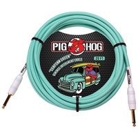 Pig Hog PCH20SG Seafoam Green Instrument Cable 20ft
