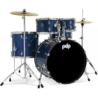 PDP Center Stage 5-piece Complete Drum Set with Cymbals - Royal Blue