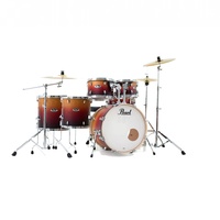 Pearl  EXL 22" Fusion Plus Kit W/Hardware Zildjian Cymbals Ember Dawn