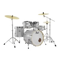 Pearl Export 22" Fusion Drum Kit Arctic Sparkle C/w Pearl Hardware pack, Zildjian Cymbals