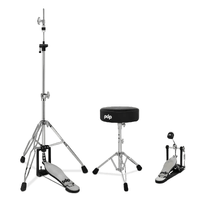 PDP 3pc 700 Series Hardware Pack - Throne, Kick Pedal & Hi-Hat Stand Suit Roland V-Drums