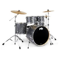 PDP Mainstage 5 Pce Twisted Graphite Drumkit With Paiste 101 Cymbals