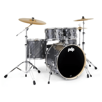 PDP Mainstage 5 Pce Twisted Graphite Drumkit With Paiste 101 Cymbals