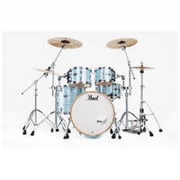PEARL PROFESSIONAL MAPLE PMX 4PC Drum Shell Kit - Ice Blue Oyster