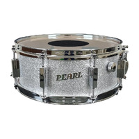Pearl President Series Deluxe Snare Drum - 14 x 5.5 inch - Silver Sparkle