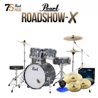 PEARL Roadshow-X Fusion Drum Kit  Charcoal Metallic Zildjian Cymbals