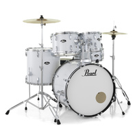 Pearl Roadshow Fusion Plus Drum Kit – Pure White - Inc Cymbals / Hardware