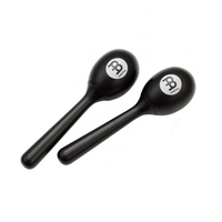 Meinl Percussion Plastic egg Maracas Black 6 Inch  PEMBK