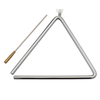 Pearl PET-100 Elite Series Concert Triangle High Density Beater And Case 10in