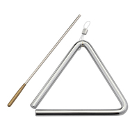 Pearl PET-80 Elite Series Concert Triangle High Density Beater And Case 8in