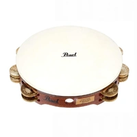Pearl PETM-1018GS Tambourine Concert German Silver Jingles With Bag