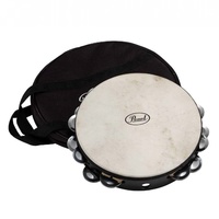 Pearl PETM-20 Tambourine Elite Concert Double Row Headed With Case