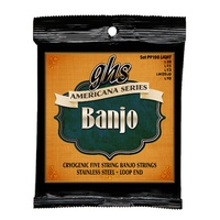 GHS Americana Light 5-String Banjo Strings Set 10 - 20 Loop ends 