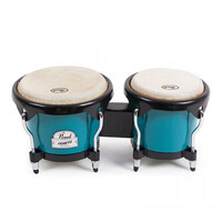 Pearl PFB-100-610 Primero Series Light Hardware Fibre Bongos 6" + 7" Deco Blue